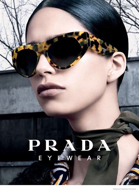 prada fashion campaign|Prada sunglasses advertisement.